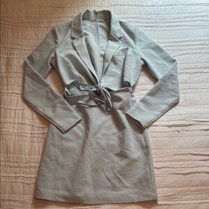 Abercrombie Chic Light Blue Blazer Dress